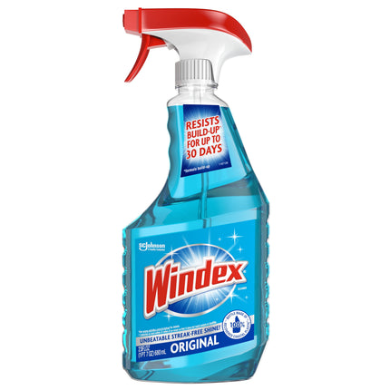 Windex® Glass Window Cleaner, Original Blue, Spray Bottle, 23 fl oz, 1 Count