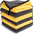 Microfiber Towels for Cars Cleaning Drying Detailing - 800GSM Multipurpose Plush Automobile Microfiber Towels 16