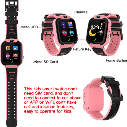 Smart Watch for Kids - Toys for 3-10 Year Old Girls Touchscreen Toddler Watch with Camera, 16 Games, Music Player, Kids Watches Electronics Educational Toys Birthday Gifts for Girls Ages 4 5 6 7 8 9