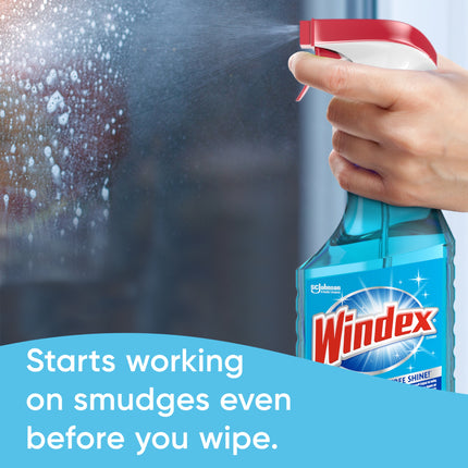 Windex® Glass Window Cleaner, Original Blue, Spray Bottle, 23 fl oz, 1 Count