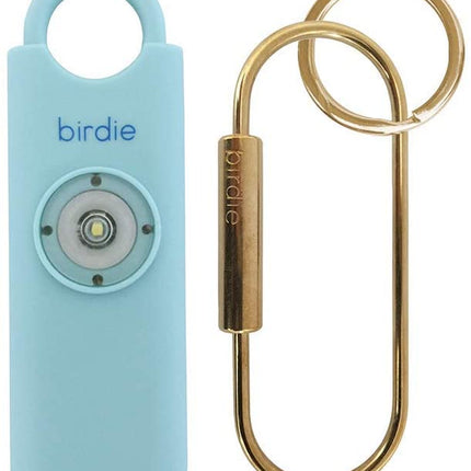 She’S Birdie–The Original Personal Safety Alarm for Women by Women–Loud Siren, Strobe Light and Key Chain in a Variety of Colors (Aqua)