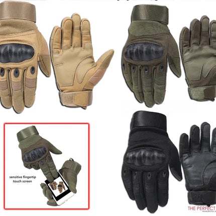 Tactical Motorcycle Motocross Full Finger Gloves Motorbike Riding Racing Mittens