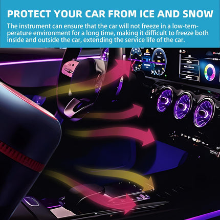 Leihong Snow Removal Machine, Portable Heater For Defogging, De-icing, And Rapid Snow Melting Of Car Windshields