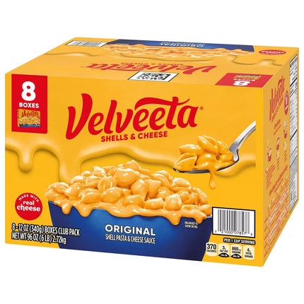 Velveeta Shells and Cheese Original Mac and Cheese Meal (12 Oz., 8 Pk.)