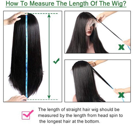 Straight Lace Front Wigs Human Hair HD Transparent 13X4 Lace Frontal Wigs for Black Women Human Hair Pre Plucked with Baby Hair Unprocessed Brazilian Virgin Hair Natural Color (Straight Wigs 18 Inch)