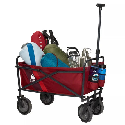 Collapsible Outdoor Utility Wagon - Red