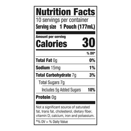 Mountain Cooler Naturally Flavored Fruit Juice Drink, 10 Ct Box, 6 Fl Oz Pouches