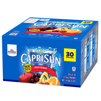 Fruit Punch Juice Box Pouches, 30 Ct Box, 6 Fl Oz Pouches