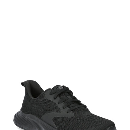 Men'S Running Sneakers, Triple Black, Wide Width