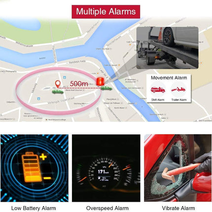 4G GPS Tracker for Vehicles Hidden Magnetic Vehicles GPS Tracker Locator Real Time GPS Tracker for Car Motorcycles Trucks with Anti-Theft Alarm,Stand by 50 Days Super Cheap $5 Monthly Fee - 4G TK905