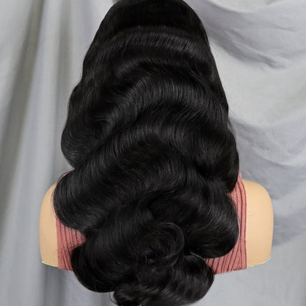 6x4 Density Virgin Human Hair Wigs For Black Women Vietnamese Raw Hair Transparent Lace Front Pre-Plucked Bleached Knots