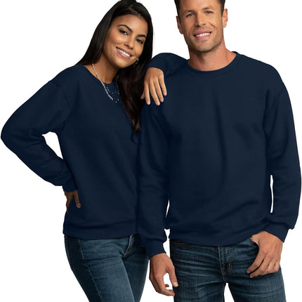 Men'S Eversoft Fleece Crewneck Sweatshirts, Moisture Wicking & Breathable, Sizes S-4X