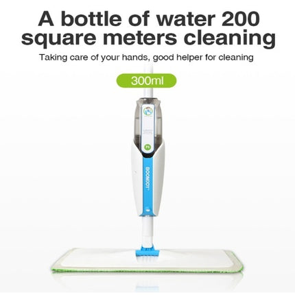 Washable Mat Spray Mop - Superfine Fiber Mop With 300ML Reusable Bottle, Suitable For Wood, Hardwood, Laminate, Ceramic Tile, Etc