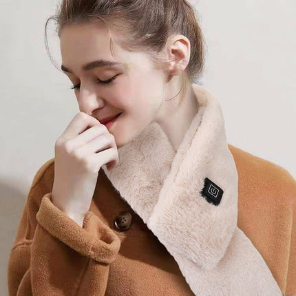 Electric Heated Scarf USB Heating Neck Wrap Unisex Winter Heated Neck Shawl Soft Warm Scarves With 3 Heating Modes