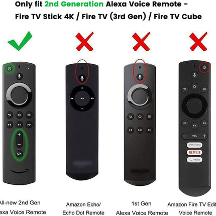 Remote Cover for TV Stick 4K, TV Cube, TV 3Rd Gen