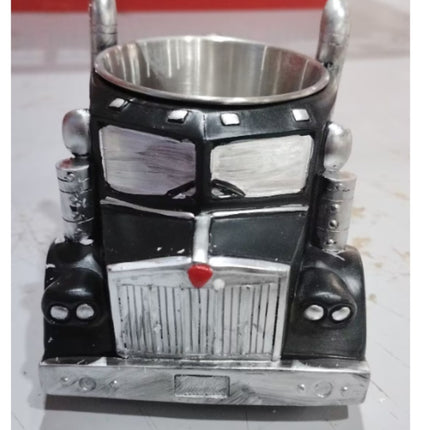 Durable Truck Coffee Mug Semi Truck Handcrafted Coffee Cup Semi-trailer Shaped Semi-Truck Coffee Mugs For Family