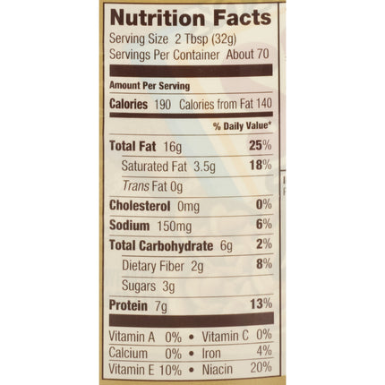 Natural Creamy Peanut Butter Spread, 7 G Protein per Serving, 40 Oz Plastic Jar Twin Pack