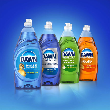 Dawn Platinum Dishwashing Liquid Dish Soap, Refreshing Rain, 14.6 fl oz