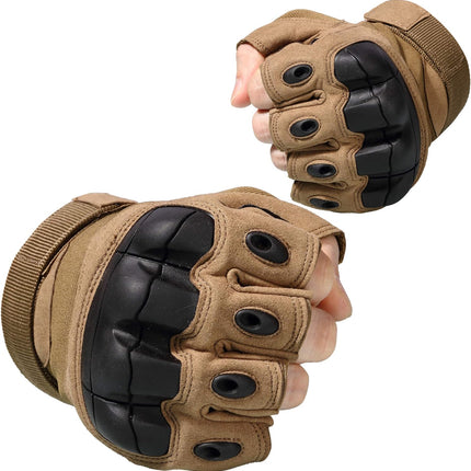 Tactical Fingerless Gloves for Motorbike Motorcycle Cycling Climbing Hiking Hunting Gloves