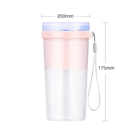 Portable Blender, Personal Mini Juice Blender, USB Rchargeable Juicer Cup with Six Blades, for Smoothie Blender Home/Office/Outdoors