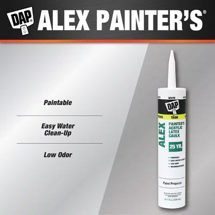 Alex Painter'S 10.1 Oz. White All-Purpose Acrylic Latex Caulk