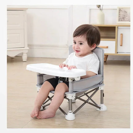 Baby Dining Chair Booster Seat Portable Travel Folding Kids with Feeding Chair Outdoor Beach Seat Baby Furniture Supplies