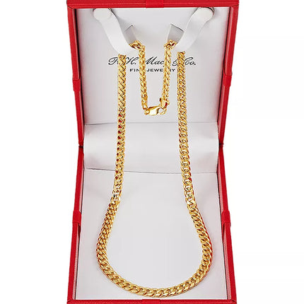 Miami Cuban Link 18" Chain Necklace (6Mm) in 10K Gold