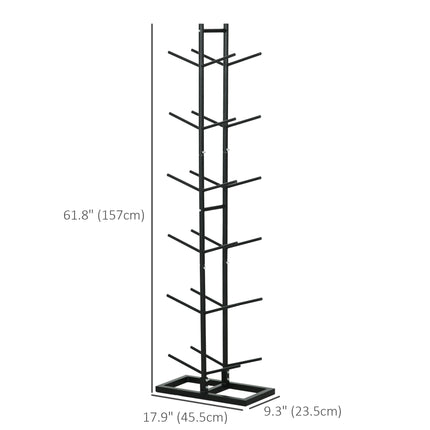 12-Ball Sports Rack, Ball Holder Basketball Rack for Garage, Classroom or Gym, Athletic Gear Organizer