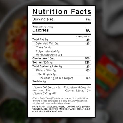 Grace Mackerel in Tomato Sauce