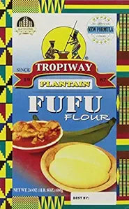 Plantain Fufu Flour 24oz by TROPIWAY PLANTAIN FUF FLOUR