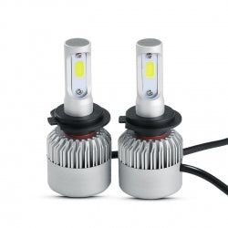 Silver Integrated Car Headlights