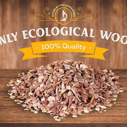 Wood Chips for Smoker, 6 Pcs Variety Pack of 100% Natural Flavored Smoking Wood Chips! Alder Wood Chips, Apple Wood Chips, Cherry Wood Chips, and More! BBQ Smoking Chips for Smoker