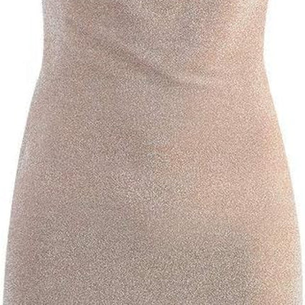 Women'S Sexy Glitter Spaghetti Strap Mini Party Dress