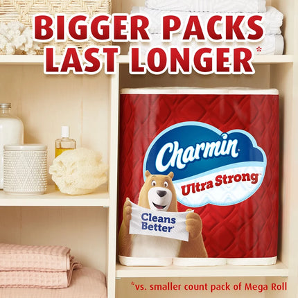 Ultra Strong Toilet Paper, 12 Mega Rolls