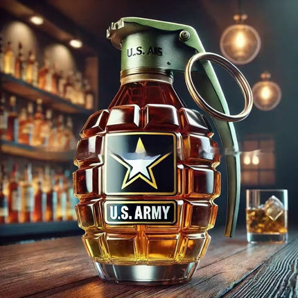 US Military Grenade Whiskey Bottle Drinking Tool