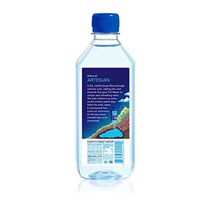 FIJI Natural Artesian Water, 16.9 Fl Oz Bottle (Pack of 24)