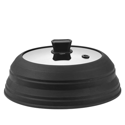 Microwave Splatter Cover & MatCollapsible Microwave Food Lid