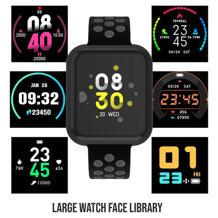 Air 3 Adult Unisex Smart Watch Fitness Tracker, Heart Rate 40Mm Case