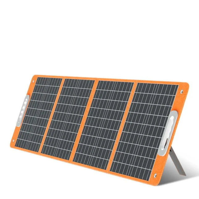 100W 18V Portable Solar Panel;  Flashfish Foldable Solar Charger With  5V USB 18V DC Output Type-C Output Compatible With Portable Generator;  Smartphones;  Tablets And More