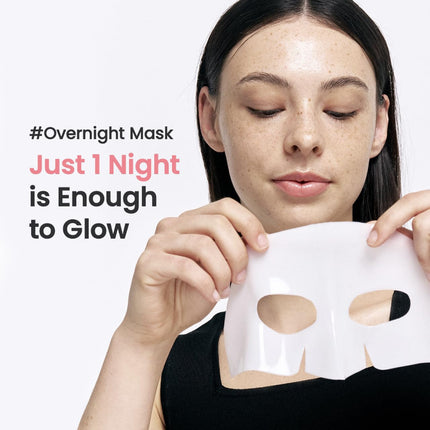 Deep Collagen Overnight Mask The Real Collagen Facial Sheet Masks With Low Molecular Weight Collagen For Elasticity Firming