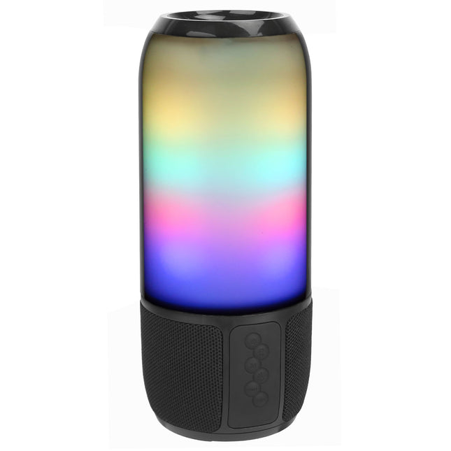 1Pc Wireless Portable Speaker Loud Stereo Speaker With 6 Color Changing Lights Radio Party TWS Speaker For Home Outdoor Travelling