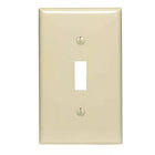 1-Gang Ivory Toggle Nylon Midway/Midsize Wall Plate (1-Pack) 00PJ1-00I