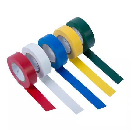 1/2 In. X 20 Ft. Colored Electrical Tape (5-Pack)