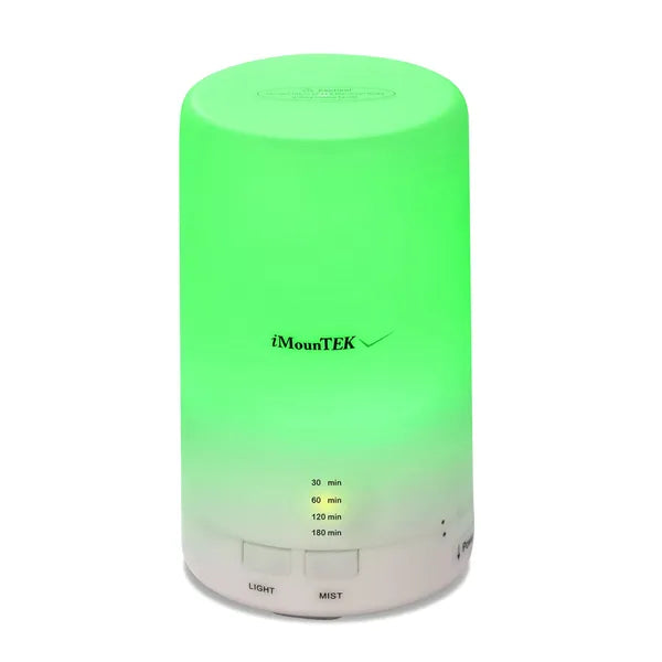 Ultrasonic Cool Mist Humidifier Mini Aroma Essential Oil Diffuser With Colorful Lights 4 Timer Settings