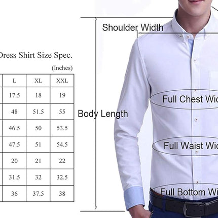 Mens Printed Dress Shirts Easy Care Regular Fit Long Sleeve Casual Button down Shirt for Men (Print14,M)