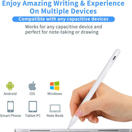 Stylus for Iphone 13/14/15 Pro Max Pens, 1.5Mm Fine Point Stylus Pen Compatible for Iphone/Ipad Pro/Android/Samsung/Surface and More Touch Screens for Iphone 15/14/13 Pro Stylus,White