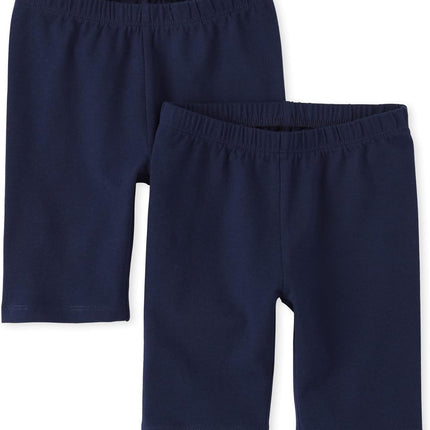 Girls' Solid Bike Shorts