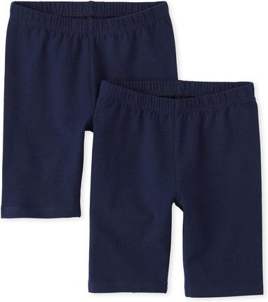 Girls' Solid Bike Shorts