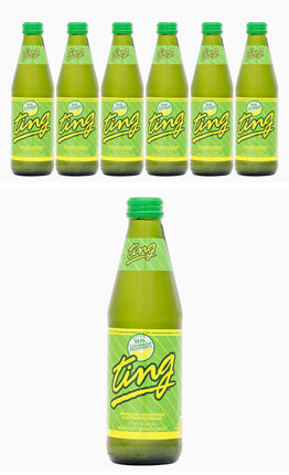 Ting, Sparkling Jamaican Grapefruit Flavored Beverage Glass Bottle