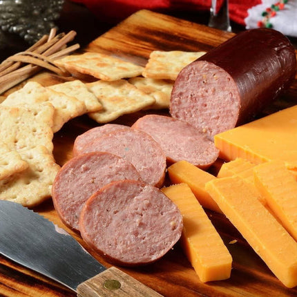 WISCONSIN'S BEST &  COMPANY - 100%  and Sausage Sampler Gift Basket - Charcuterie Gifts & Entertaining!